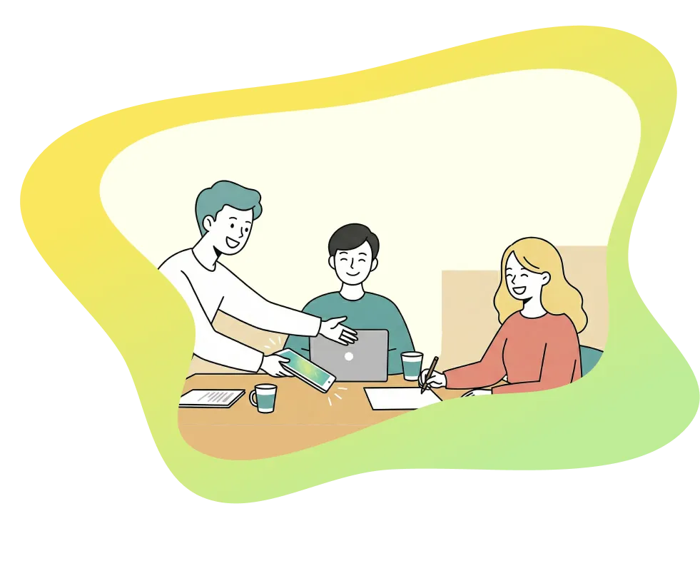 Webディレクションコースのイラスト